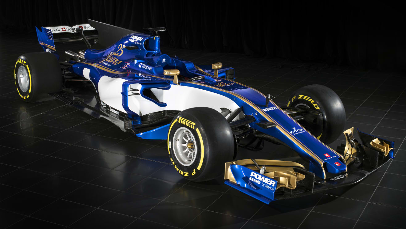 Sauber reveal new car in anniversary livery